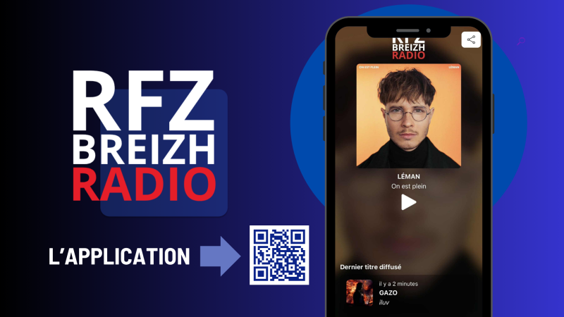 L'application RFZ Breizh Radio